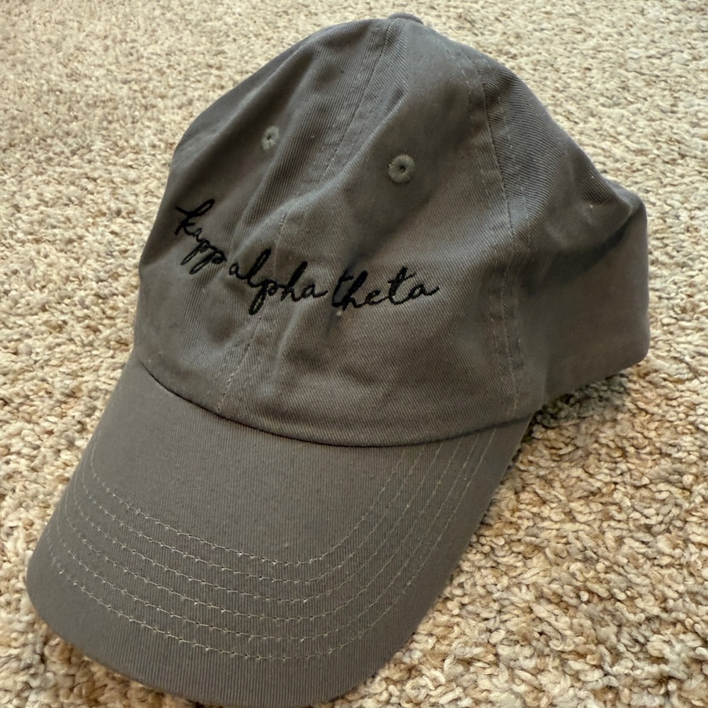 Kappa Alpha Theta Gray Baseball Cap